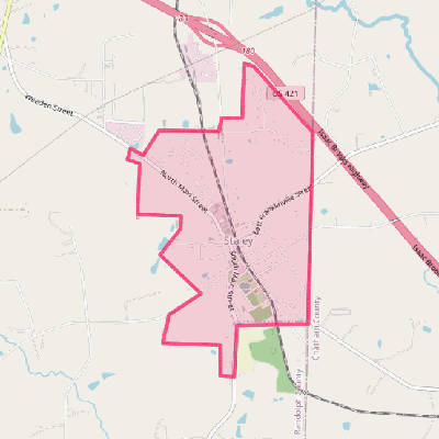 Map of Staley