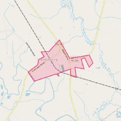 Map of Stantonsburg