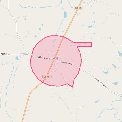 Map of Stovall