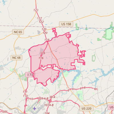 Map of Summerfield