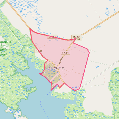 Map of Swan Quarter