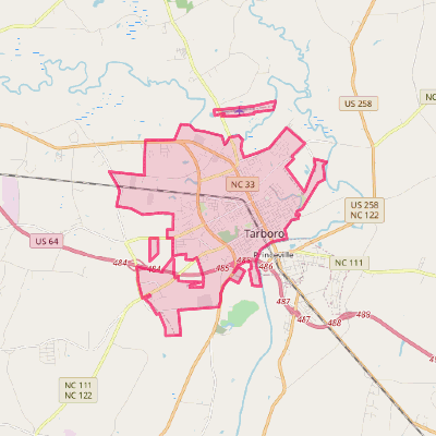 Map of Tarboro