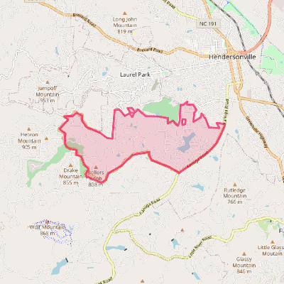 Map of Valley Hill