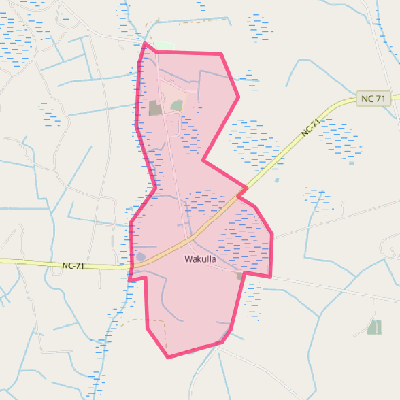 Map of Wakulla