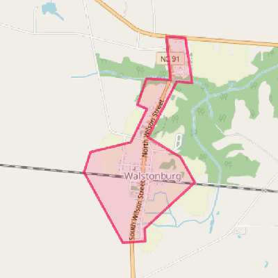 Map of Walstonburg