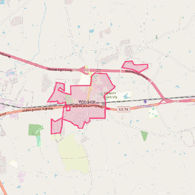 Map of Wingate