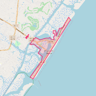 Map of Wrightsville Beach