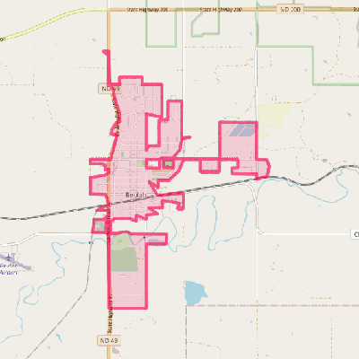 Map of Beulah