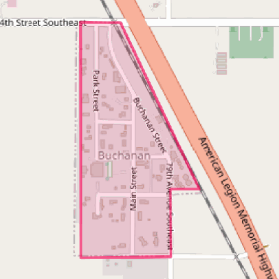 Map of Buchanan