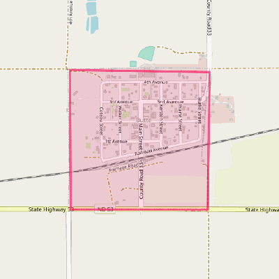 Map of Butte