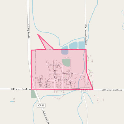 Map of Christine