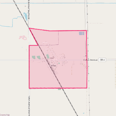 Map of Colfax