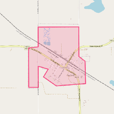 Map of Courtenay