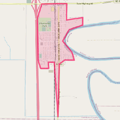 Map of Drayton