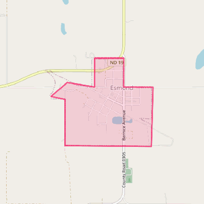 Map of Esmond