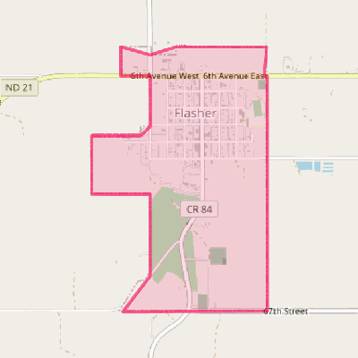 Map of Flasher