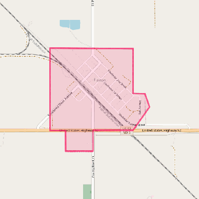 Map of Flaxton