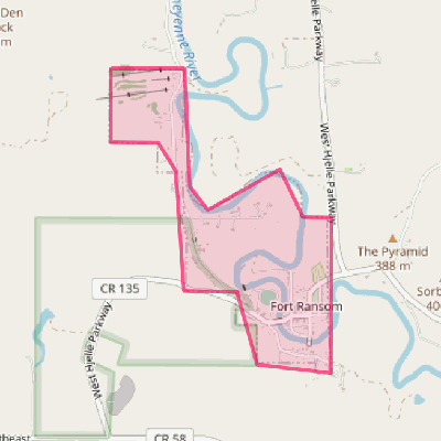 Map of Fort Ransom