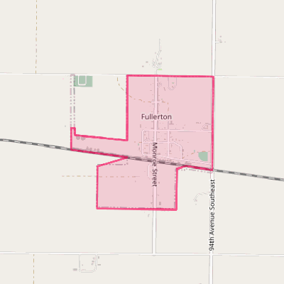 Map of Fullerton