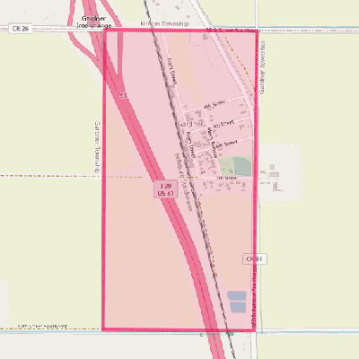 Map of Gardner