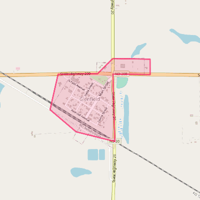 Map of Glenfield