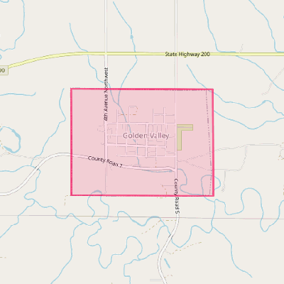 Map of Golden Valley