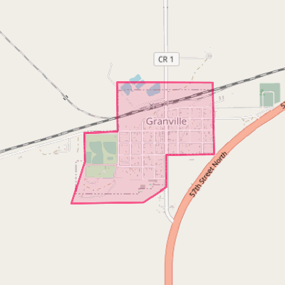 Map of Granville