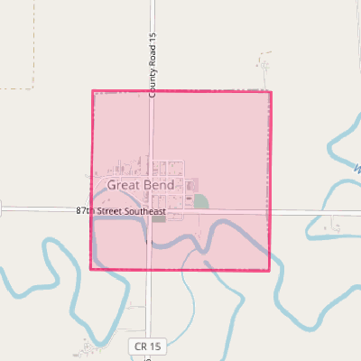 Map of Great Bend