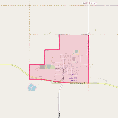 Map of Grenora