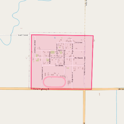 Map of Hamilton