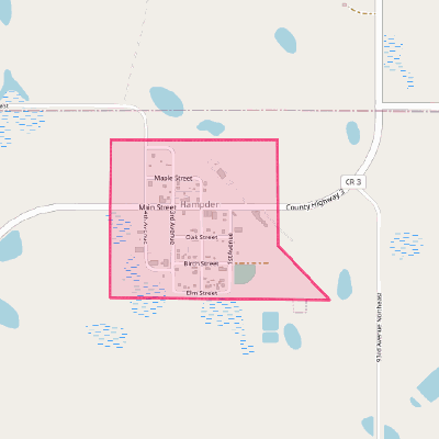 Map of Hampden