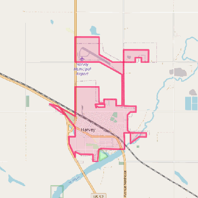 Map of Harvey