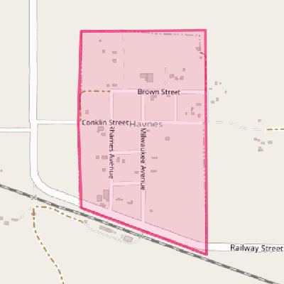 Map of Haynes