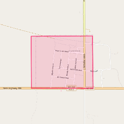Map of Hurdsfield