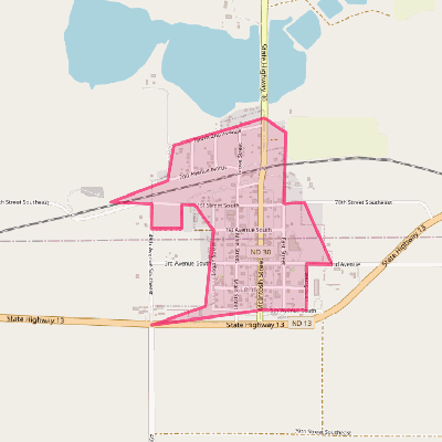 Map of Lehr