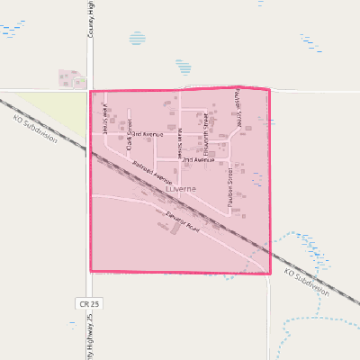 Map of Luverne