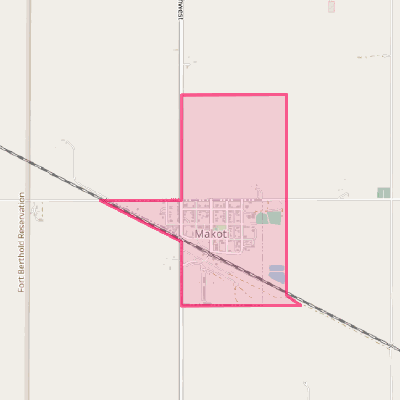 Map of Makoti