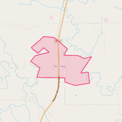 Map of Manning