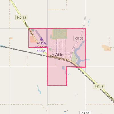 Map of McVille