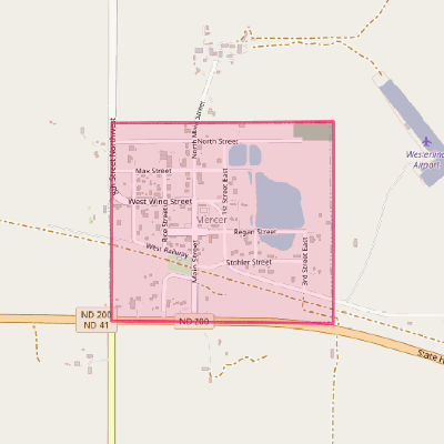 Map of Mercer