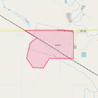 Map of Milton