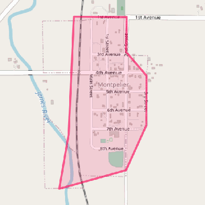 Map of Montpelier