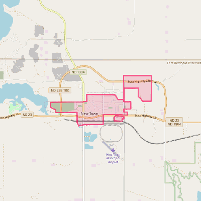 Map of New Town