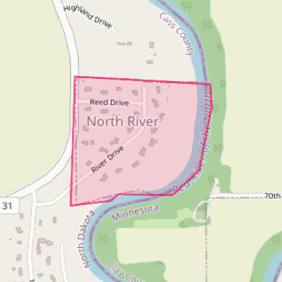 Map of North River