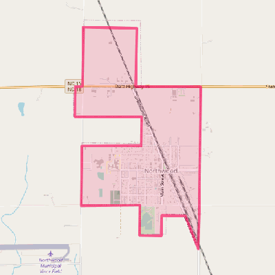 Map of Northwood