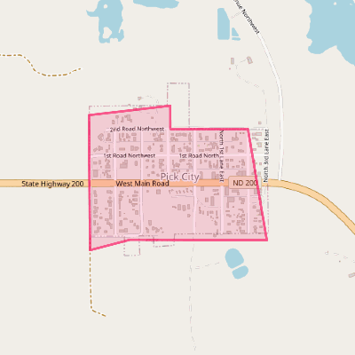 Map of Pick City