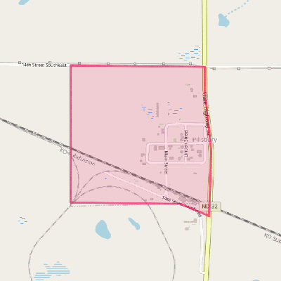 Map of Pillsbury