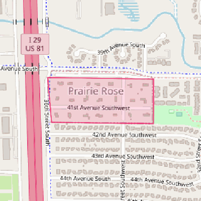 Map of Prairie Rose