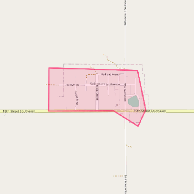 Map of Robinson