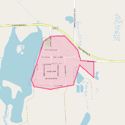 Map of Rocklake